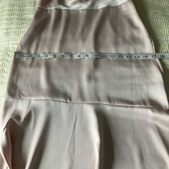 SAM EDELMAN Blush Pink Satin MIDI Sleeveless Dress Size 0 - Picture 13 of 15